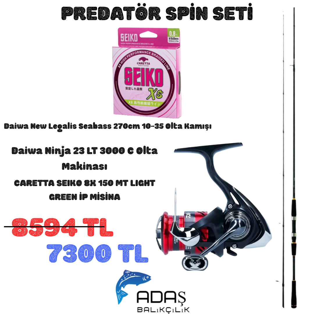 PREDATÖR SPİN SETİ