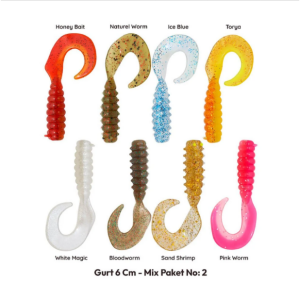 Hanfish Gurt 6 CM Karışık Yem Paketi - Mix 2