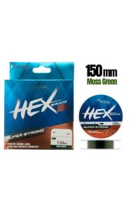 Fujin Hex 8X 150Mt. Moss green Pe Line 0,06 mm