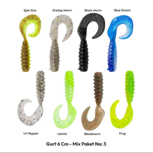Hanfish Gurt 6 CM Karışık Yem Paketi - Mix 3