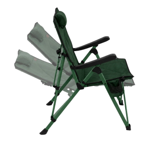 Madfox FlexLounge 3X Katlanabilir Kamp Sandalyesi Steel Moss