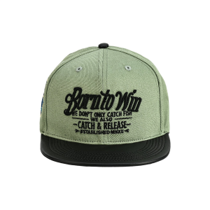 Fujin BTW Leather Visor Şapka Light Green