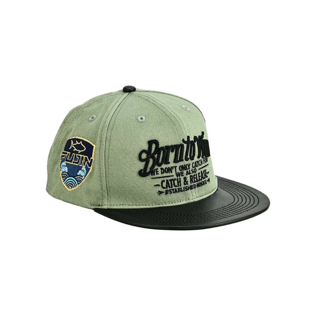 Fujin BTW Leather Visor Şapka Light Green