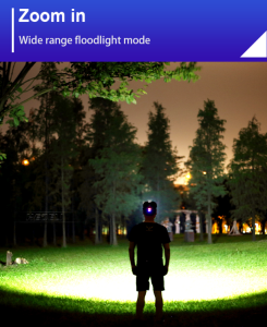 SHUFA Led Şarjlı Kafa Feneri (BEYAZ VE MOR SENSÖRLÜ)