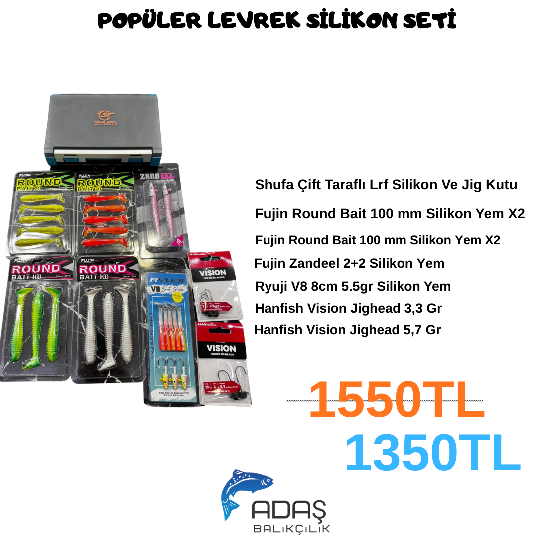 POPÜLER LEVREK SİLİKON SETİ