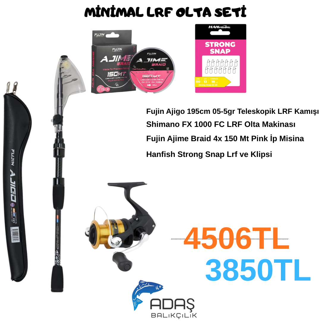 MİNİMAL LRF OLTA SETİ