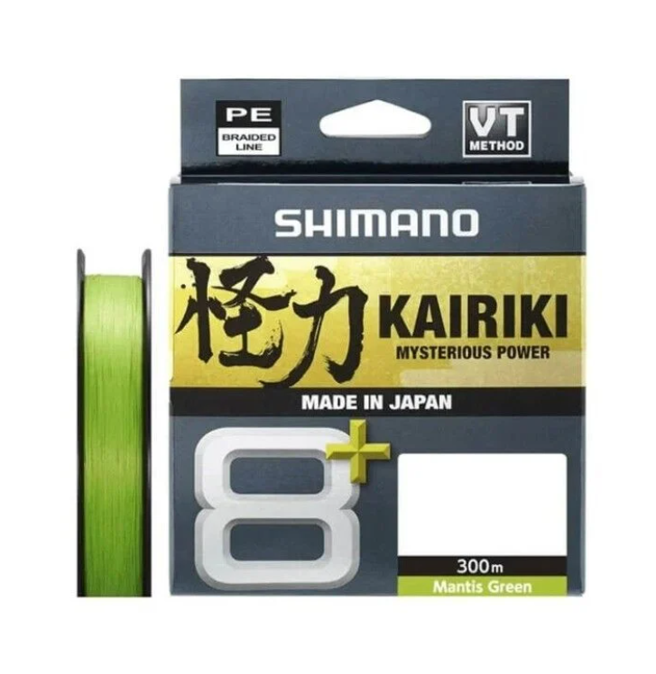 Shimano Kairiki + 8x 300 Mt Mantis Green İp Misina
