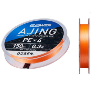 Gosen Answer Ajing PE4 Örgü LRF İpi 150mt Coctail Orange
