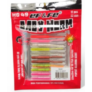 Effe Baby Worm 5.2 cm Lrf Silikonu