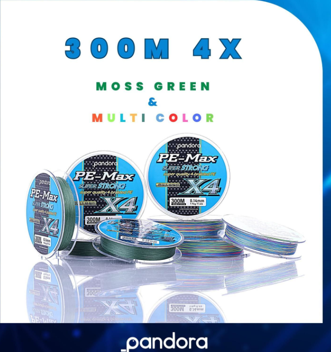 Pandora Pandora PE-Max 4X 300 Mt Moss Green İp Misina