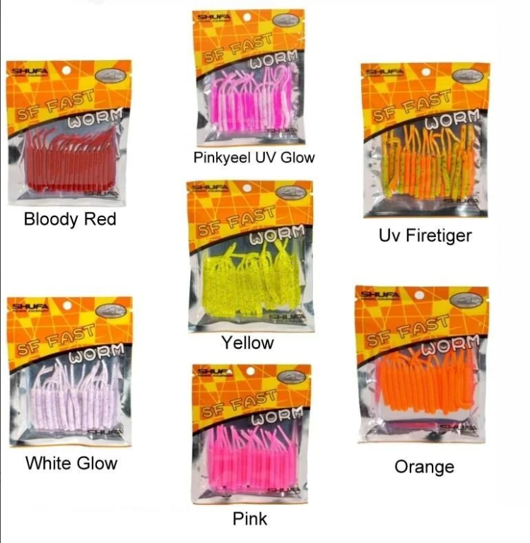 Shufa Fast Worm 5.2cm Lrf Silikon Yem