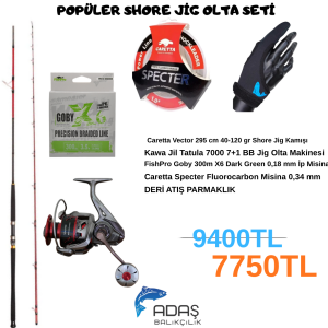 POPÜLER SHORE JİG OLTA SETİ