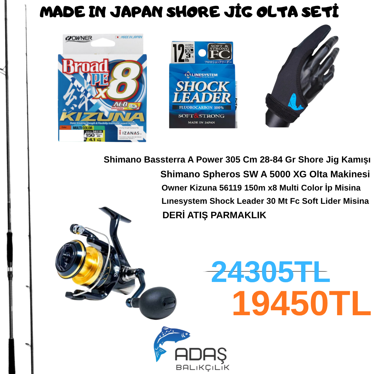 MADE IN JAPAN SHORE JİG OLTA SETİ