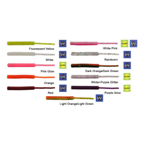 Kendo Fire Worm Lrf Silikonu 5cm 18 Adet