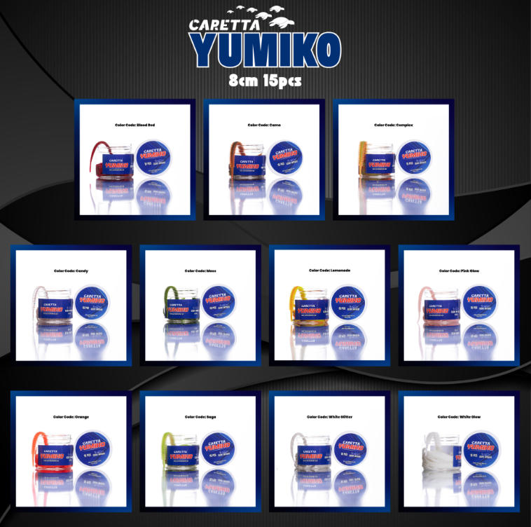 Caretta Yumiko 8cm Sandworm Silikon