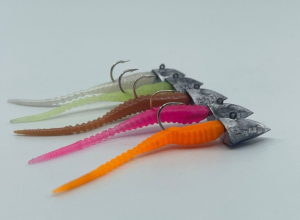 Kendo Karides Kokulu LRF Silikonu 2 ınch Sahte Balık