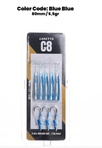 Caretta C8 8 cm 5,5 gr Silikon Yem