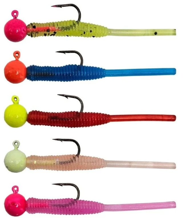 Kendo Hook Worm Jighead+Lrf Silikonu 1.5gr+4.5cm 5 Adet