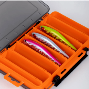 SHUFA Lure Box Çift Taraflı Kutu 105mm - Turuncu Plasticbox F04 XS