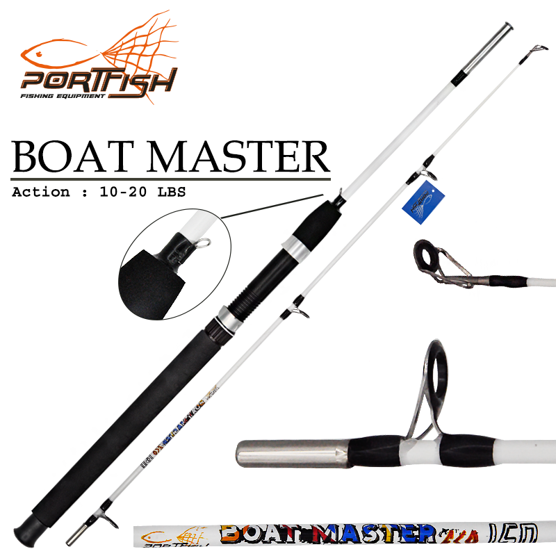 Portfish Boat Master Eco Tekne Kamışı 135 cm 10 -20 Lbs - Beyaz