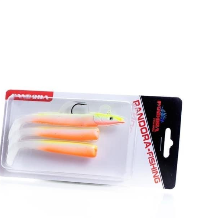 Pandora Sandel  Chartreuse Orange/ White Body Silikon Yem