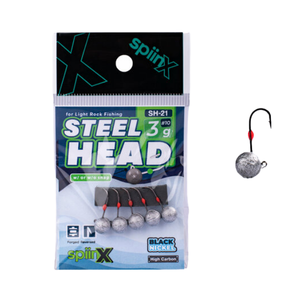 Spiinx Steel Head Jighead Ham Boyasız