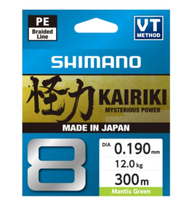 Shimano Misina Kairiki 8 300m 0,19mm 12,0kg M Yeşil
