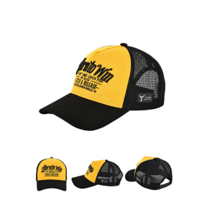 Fujin BTW Trucker Şapka Black Yellow
