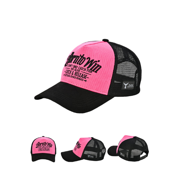 Fujin BTW Trucker Şapka Black Fuchsia
