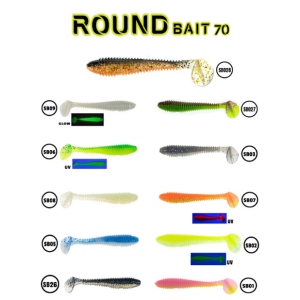Fujin Round Bait 70mm Silikon Balık