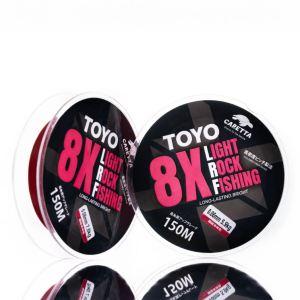 Caretta Toyo Red 8X LRF 150M 0,04MM