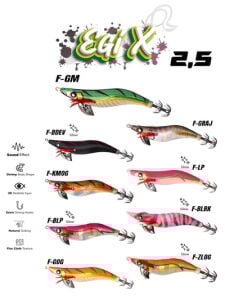 Fujin EgiX 2.5 10gr Kalamar Zokası