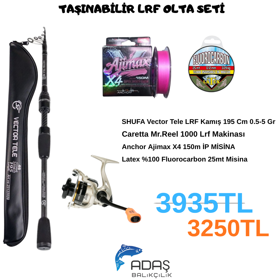 TAŞINABİLİR LRF OLTA SETİ
