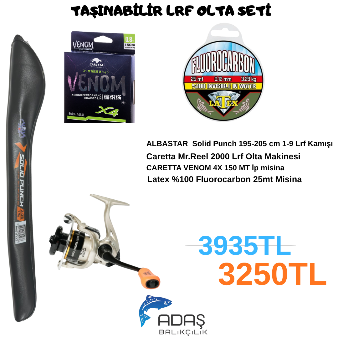 TAŞINABİLİR LRF OLTA SETİ