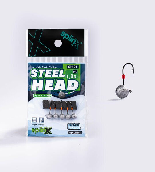 SPIINX STEEL HEAD JIGHEAD HAM 1.8G #10 5P