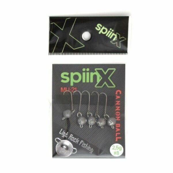 SPIINX CANNON BALL JIGHEAD V1 HAM #8 5P