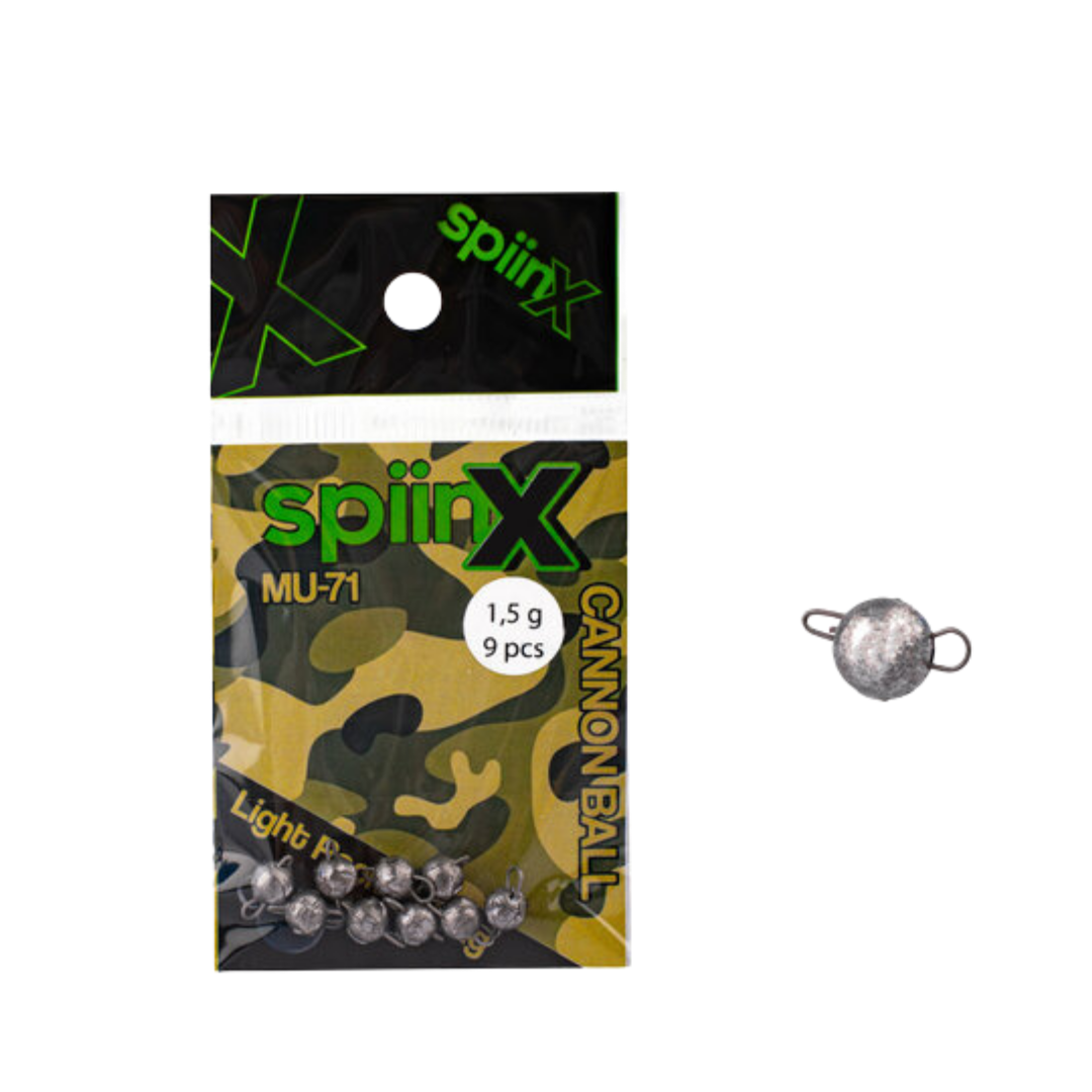 SPIINX CANNON BALL JIGHEAD HAM İĞNESİZ 1.5G 9P