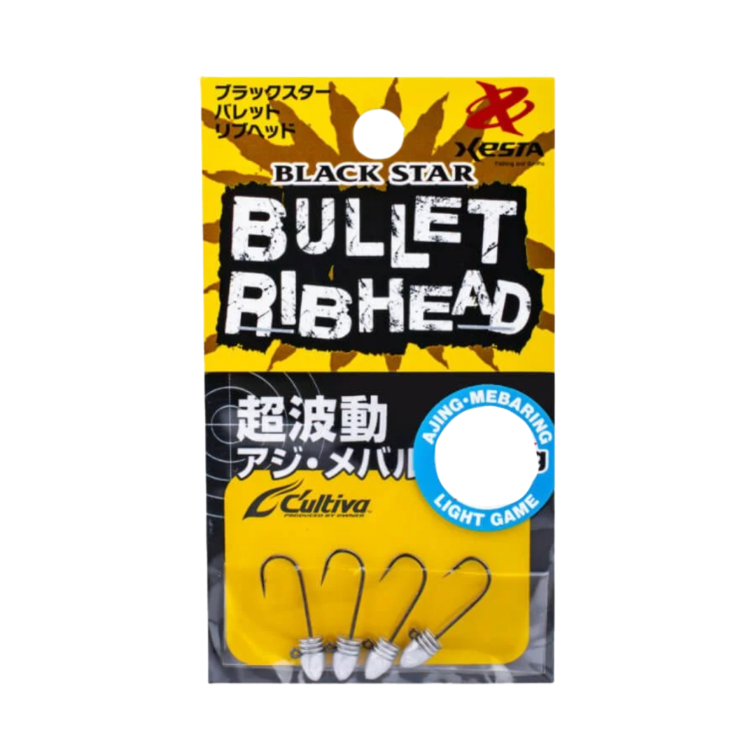 XESTA BULLET RIBHEAD JIG HEAD #6 4P