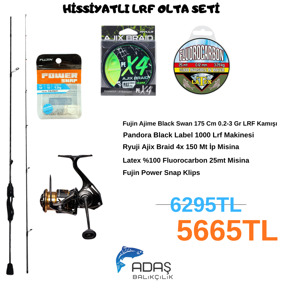 HİSSİYATLI LRF OLTA SETİ