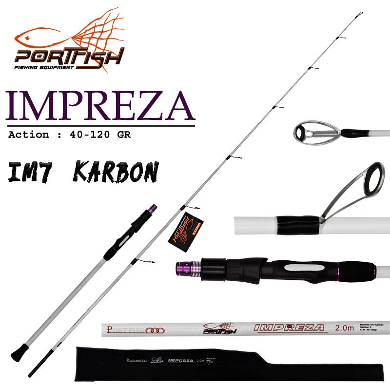 Portfish Impreza Jig Kamışı 200 cm 40-120 gr 2 Parça