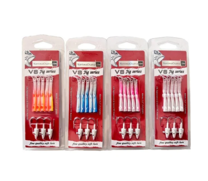 NaniwaOsakaShi V8 Jig Series 10 cm 10 gr Silikon Yem