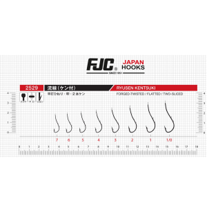 FJC 2529 Ryusen Two Sliced Black Nikel İğne