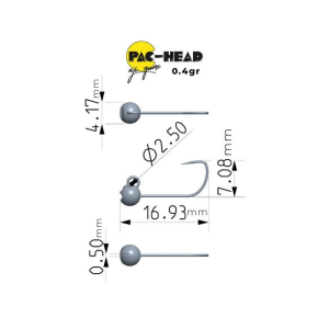 Fujin Pac-Head Aji Game Jighead