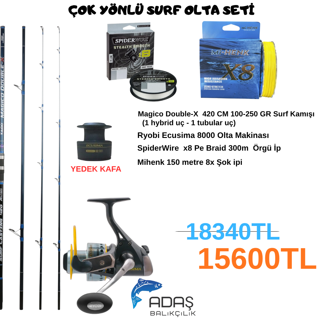 ÇOK YÖNLÜ SURF OLTA SETİ