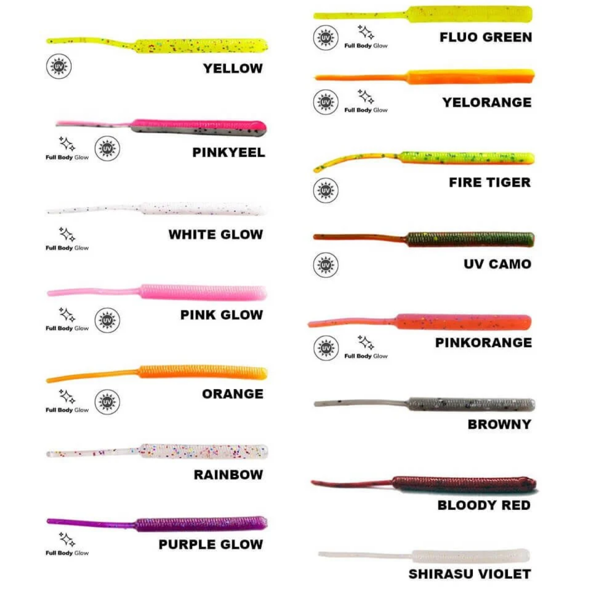 Fujin Baby Worm 5.2 cm Floating LRF Silikonu