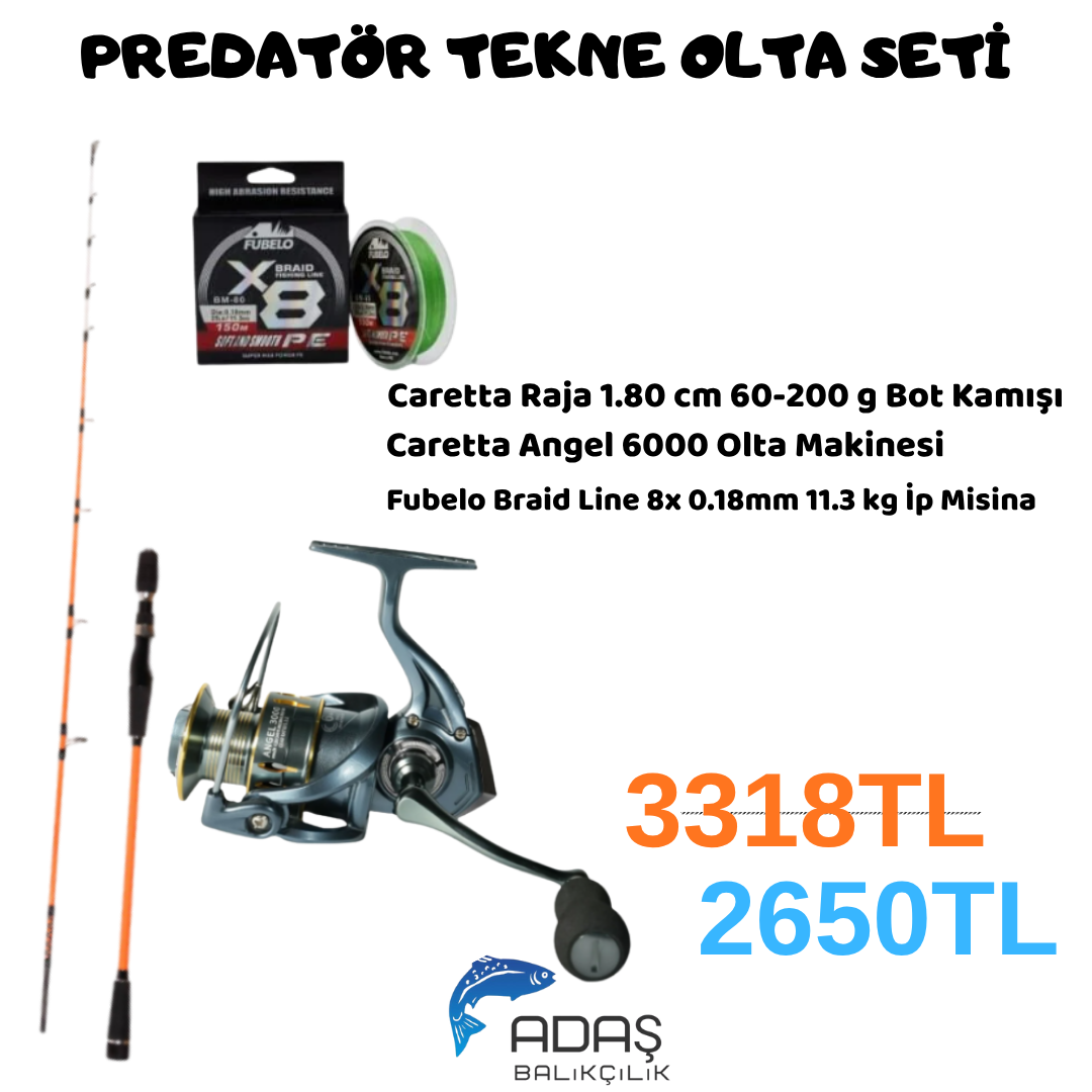 PREDATÖR TEKNE OLTA SETİ