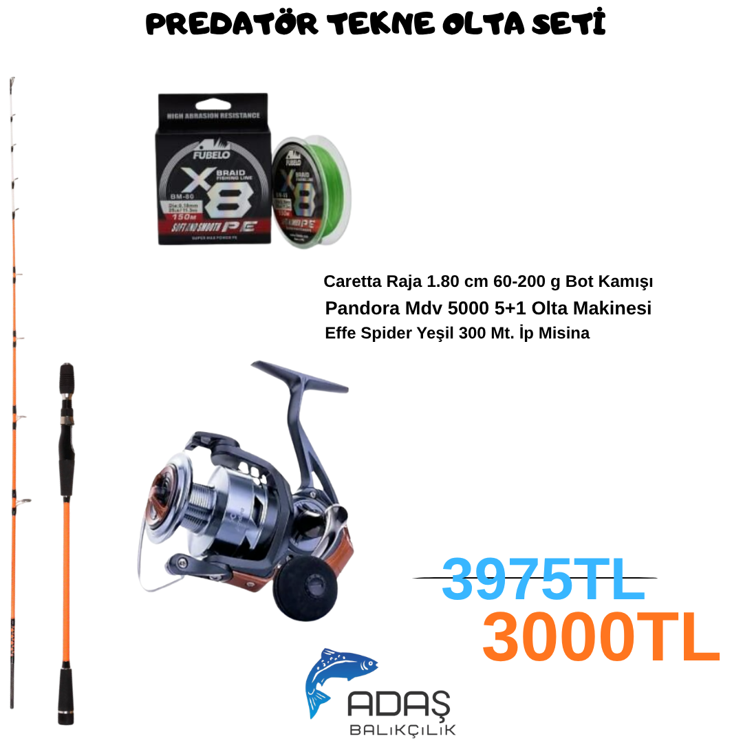 PREDATÖR TEKNE OLTA SETİ