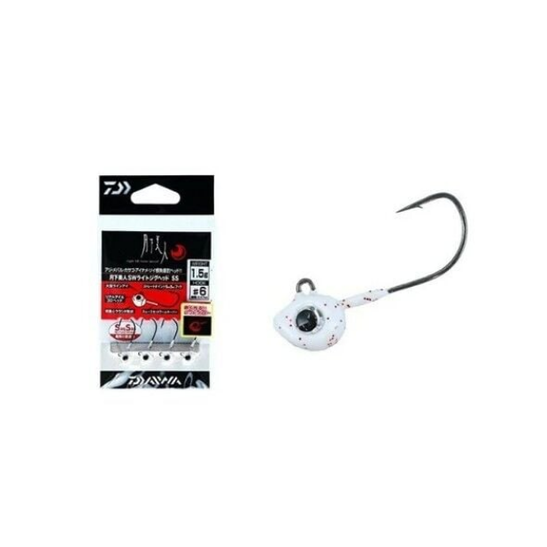 Daiwa Gekkabijin Sw Light Jig Head SS Red Glow