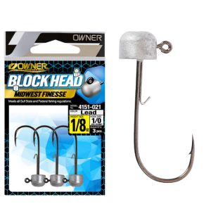 Owner 4151 Block Head Jighead