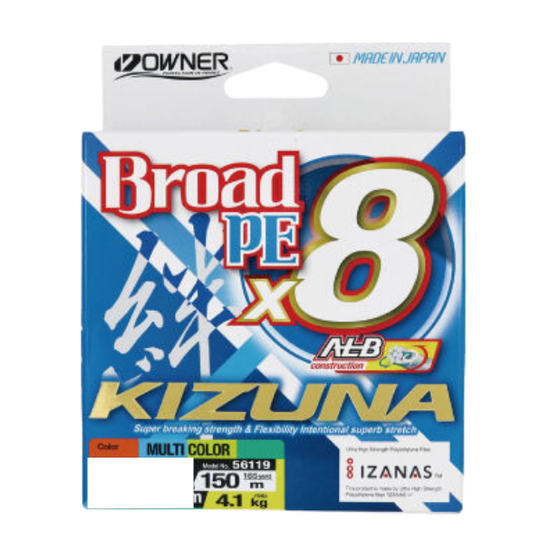 Owner Kizuna 56119  150m  x8 Multi Color İp Misina